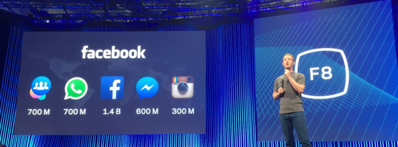 Les 3 les annonces phares de la Facebook F8